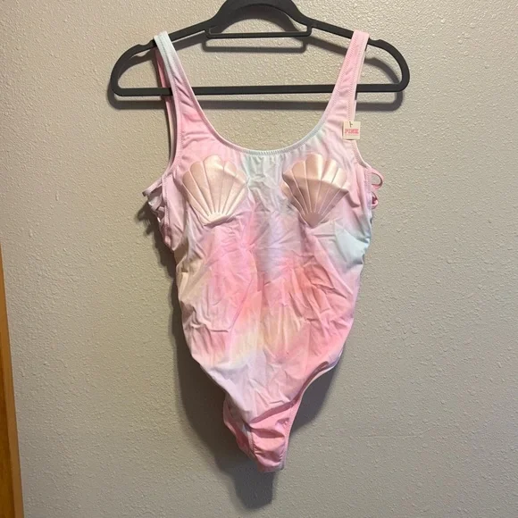 (2 Items) PINK Victoria's Secret Pastel One Piece Swimsuits - Picture 2 of 11